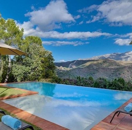 Villa Lámpara en la colina Benahavís Esterno foto