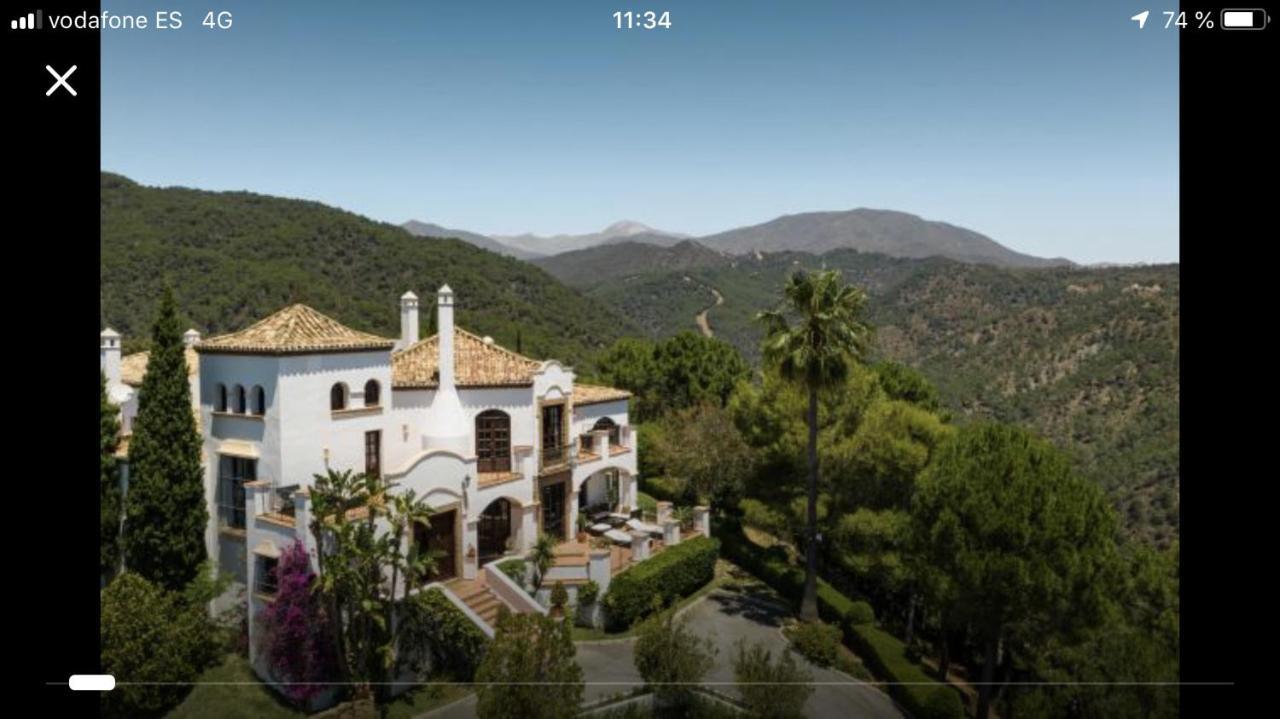 Villa Lámpara en la colina Benahavís Esterno foto