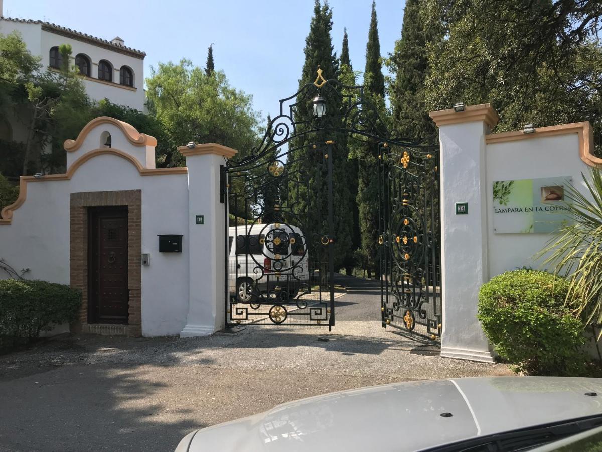Villa Lámpara en la colina Benahavís Esterno foto
